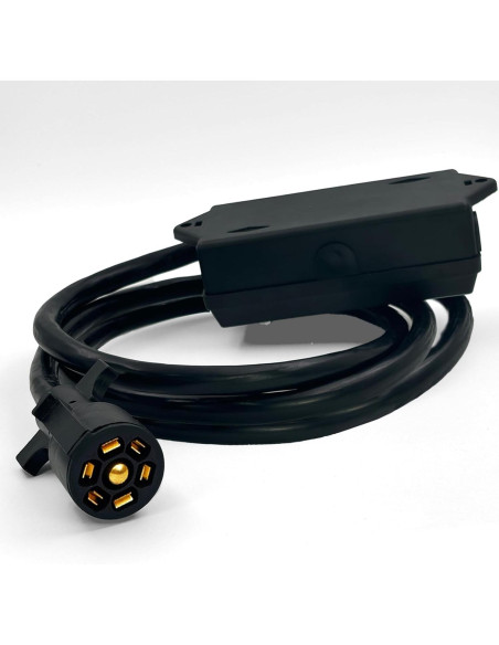 Kit de Arnés de Cableado para Remolque GLUWPA 7 Pines 8 Pies