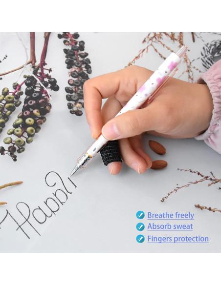 Paquete de 9 Vendas Autoadhesivas Gondiane 2.54 cm x 4.57 m Negro