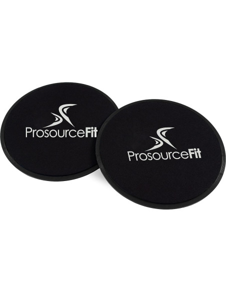 Discos Deslizantes ProsourceFit Core - Juego de 2, Negro