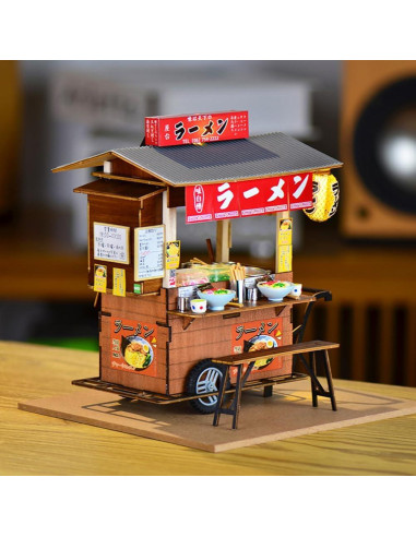 Kit Casa de Muñecas Miniatura DIY Cjeuxnr Tienda Japonesa 20x19x19.2cm