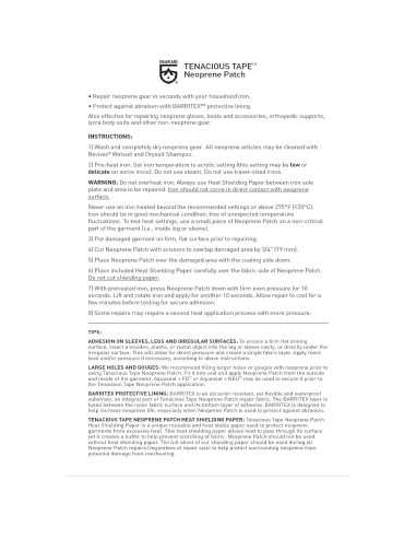 Kit de Reparación de Traje de Neopreno GEAR AID 15x25 cm