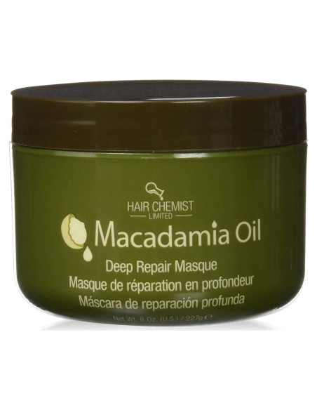 Mascarilla Reparadora Hair Chemist con Aceite de Macadamia 236.6 ml