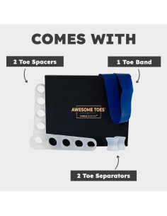 Kit Separadores de Dedos Yoga Trapeze - Alivio Juanetes y Martillo 2