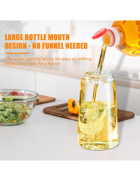 Botella de Spray y Dispensador de Aceite GIKACO 600ml Blanco