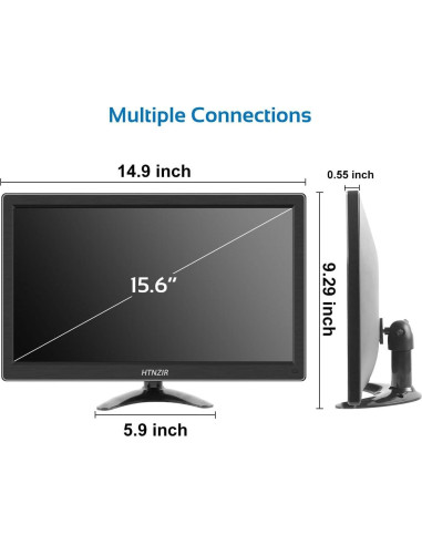 Monitor de PC 15.6" FHD LED Kenowa HTNZIR HDMI VGA