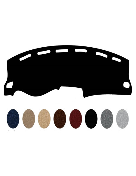 Cubierta de tablero personalizada The ArtDeco para Toyota Corolla 1993-1997 - Negro