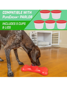 Vasos Reutilizables GoSports PupsCream Parlor - 5 Unidades 2