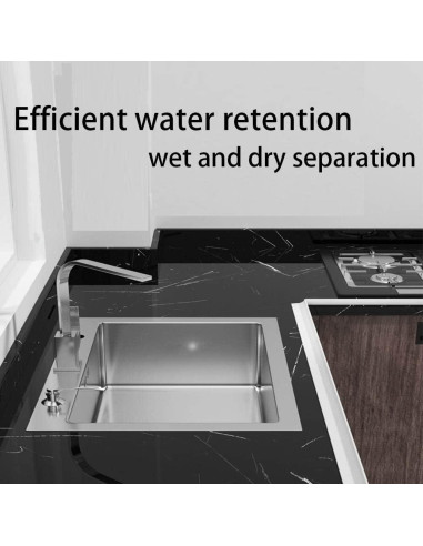 Tapón de Ducha Plegable ZeaoqiT Silicona Transparente 198 cm