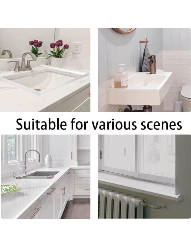 Tapón de Ducha Plegable ZeaoqiT Silicona Transparente 198 cm