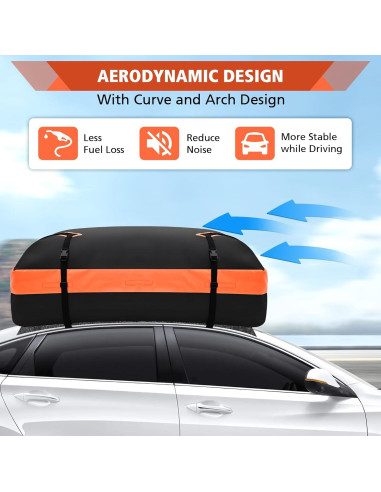 Bolsa de Techo Suave Impermeable CYDDUP 15 Pies Cúbicos