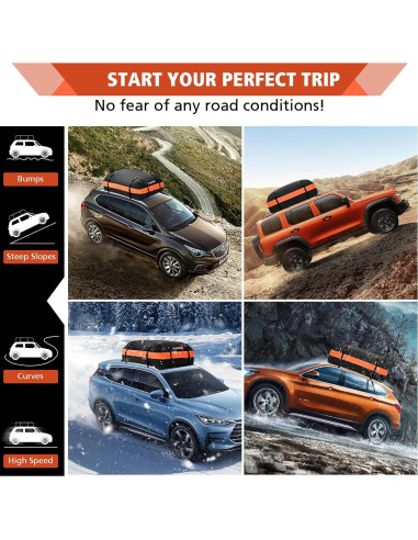 Bolsa de Techo Suave Impermeable CYDDUP 15 Pies Cúbicos