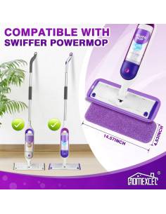 Almohadillas de Microfibra Reutilizables HOMEXCEL 33-38 cm - Paquete de 4 2