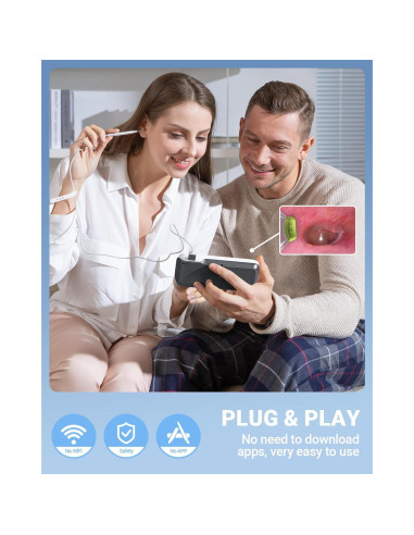 Otoscopio digital ScopeAround con pantalla IPS 4.5" y 32GB