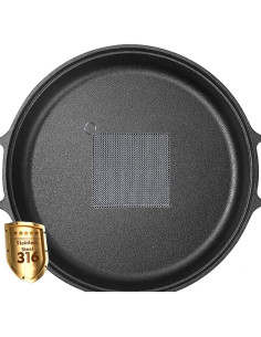 Esponja de Hierro Fundido ERGONOW 10.16cm Limpiador Sartén 2