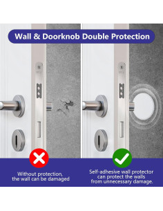 Protector de Pared Redondo 10 Piezas HOME MASTER 8.26 cm 2