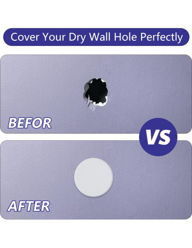 Protector de Pared Redondo 10 Piezas HOME MASTER 8.26 cm