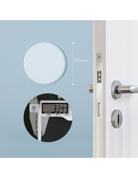 Protector de Pared Redondo 10 Piezas HOME MASTER 8.26 cm