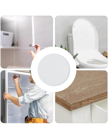 Protector de Pared Redondo 10 Piezas HOME MASTER 8.26 cm