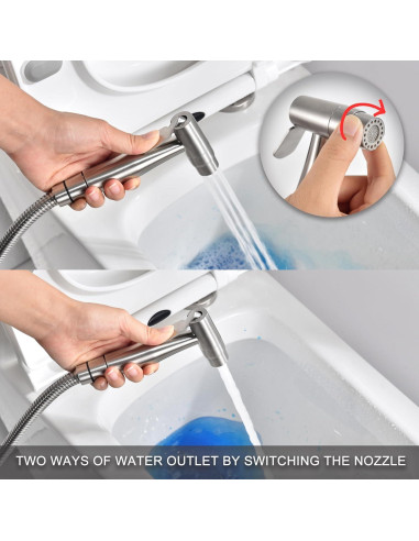 Rociador de Bidet de Mano Senhozi SE-0002-BN Acero Inoxidable