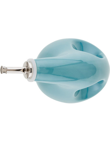 Botella de Cerámica Rachael Ray 48467 para Aceite y Vinagre 0.71L Azul