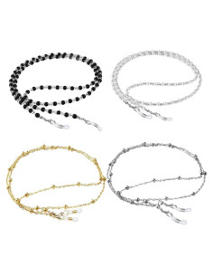 Cadenas para Gafas ONESING 4 Pcs Ajustables Multicolor