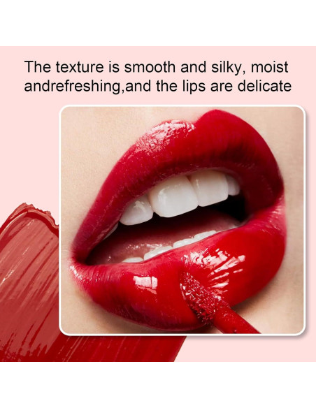 Set de Labiales Líquidos Mate GLAMEER, 10 Colores, Impermeable Set de Labiales Líquidos Mate GLAMEER, 10 Colores, Impermeable