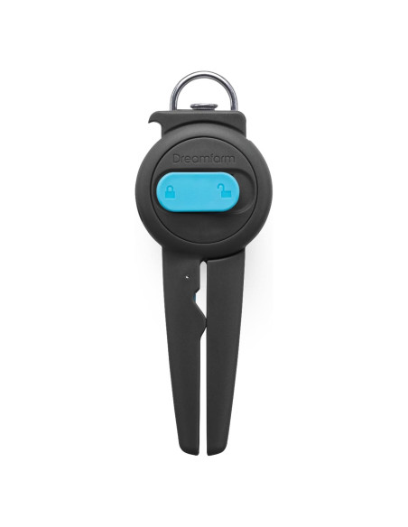 Abrelatas 3-En-1 Dreamfarm Dopener Ergonómico Negro