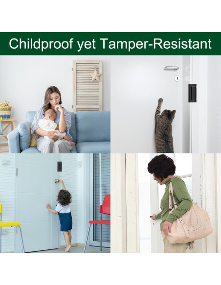 Cerradura de Seguridad uxcell para Puerta - Refuerzo Negro 2 Pzas