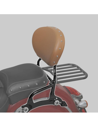 Barra Sissy Trasera TCMT Negra para Indian Chief 2014-2018