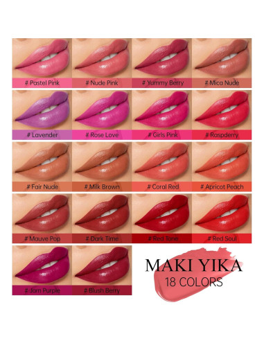 Barra de Labios Hidratante MAKI YIKA M039 Berry Rubor 28g