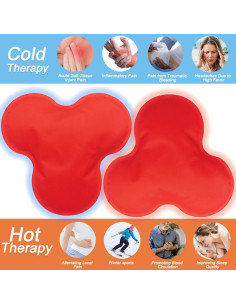 Paquete de Hielo Gel Reutilizable HI FINE CARE para Hombro 23x21cm 2