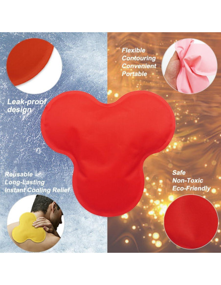 Paquete de Hielo Gel Reutilizable HI FINE CARE para Hombro 23x21cm