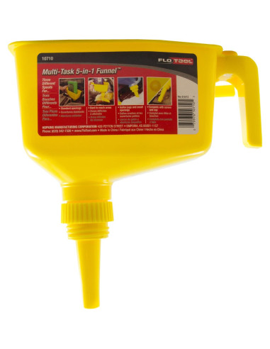 Embudo Multi-Tarea 5 en 1 FloTool 10710 con Filtro