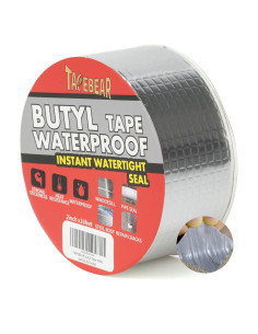 Cinta Butílica Impermeable TAPEBEAR 5cm x 4.88m Alta Resistencia
