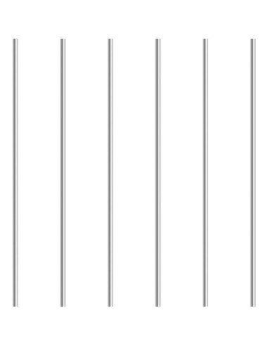 Kit 6 Varillas de Acero Inoxidable Swpeet 3mm x 300mm