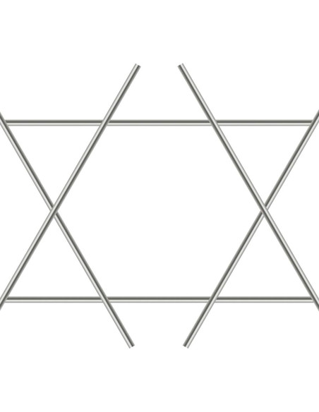 Kit 6 Varillas de Acero Inoxidable Swpeet 3mm x 300mm