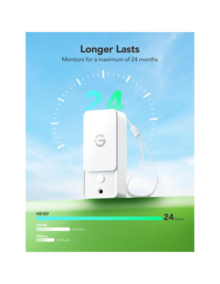 Termómetro Higrómetro Wi-Fi GoveeLife H5107 Interior Exterior