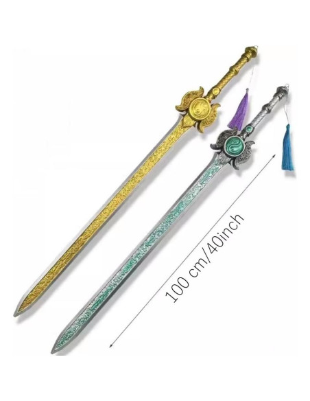 Espada de Cosplay Damdos Naraka Bladepoint 100 cm Espuma PU