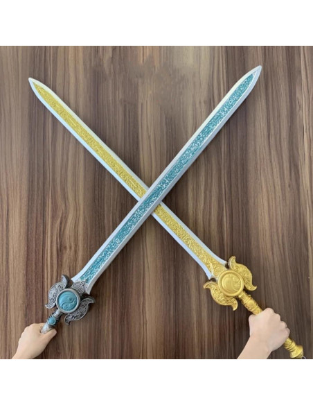 Espada de Cosplay Damdos Naraka Bladepoint 100 cm Espuma PU