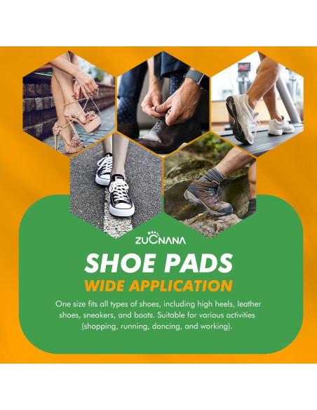 Almohadillas Metatarsales ZUCNANA Gel Antideslizantes 12 Pzas