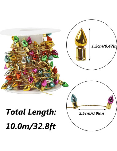 Cuerda de Luces Falsas Orgrimmar 10m Decoración Miniatura