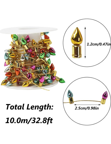 Cuerda de Luces Falsas Orgrimmar 10m Decoración Miniatura