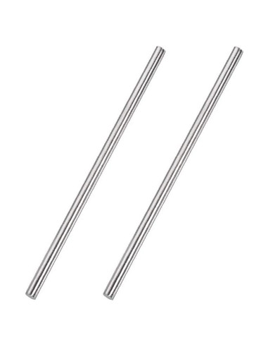 Barra Redonda Sólida de Acero Inoxidable 304 Uxcell 4mm x 100mm - 2pcs