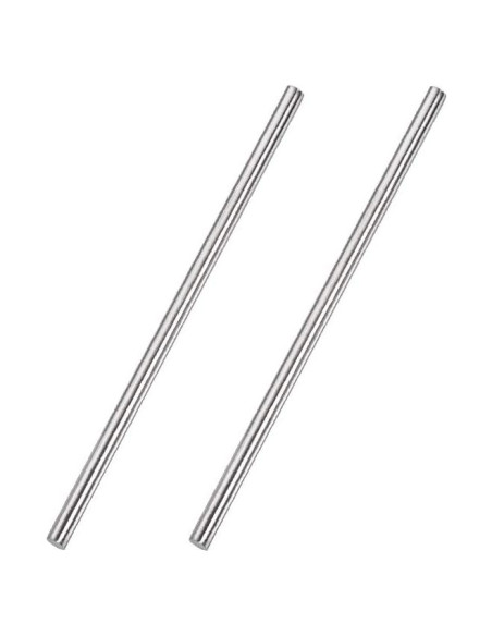 Barra Redonda Sólida de Acero Inoxidable 304 Uxcell 4mm x 100mm - 2pcs