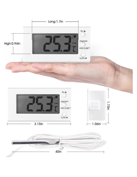 Termómetro Digital para Horno TLX DTH168 -50C a 300C