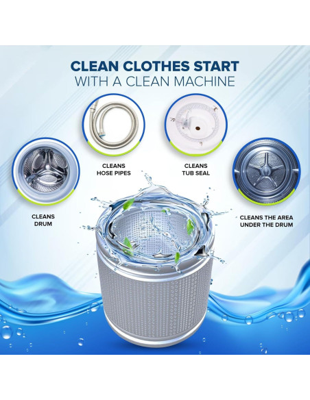 Tabletas Limpiadoras de Lavadora Freshero - Paquete de 24 Tabletas Limpiadoras de Lavadora Freshero - Paquete de 24