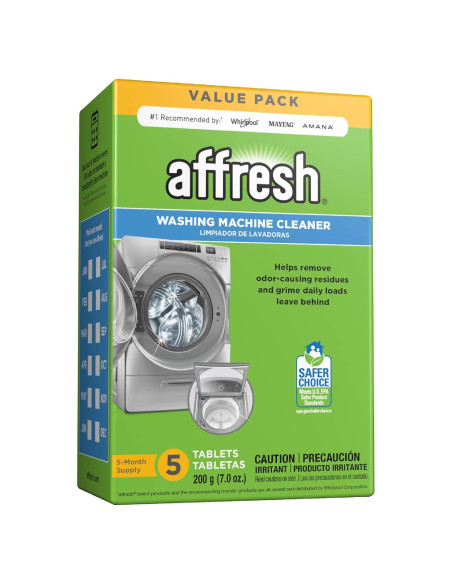 Limpiador de Lavadora Affresh W10549846 - 5 Tabletas Eficientes
