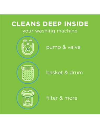 Limpiador de Lavadora Affresh W10549846 - 5 Tabletas Eficientes