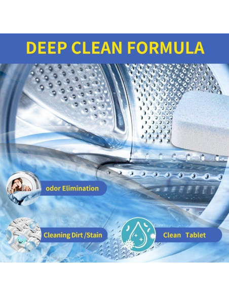 Limpiador Desincrustante NATRUTH 30 Tabletas para Lavadoras Limpiador Desincrustante NATRUTH 30 Tabletas para Lavadoras