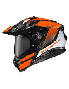 Casco Integral ScorpionEXO XT9000 Carbon Aventura Naranja XXL